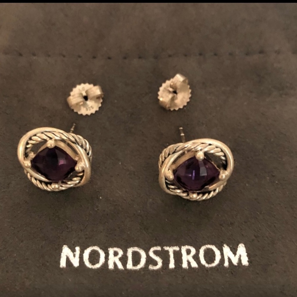 SOLD David Yurman infinity earrings